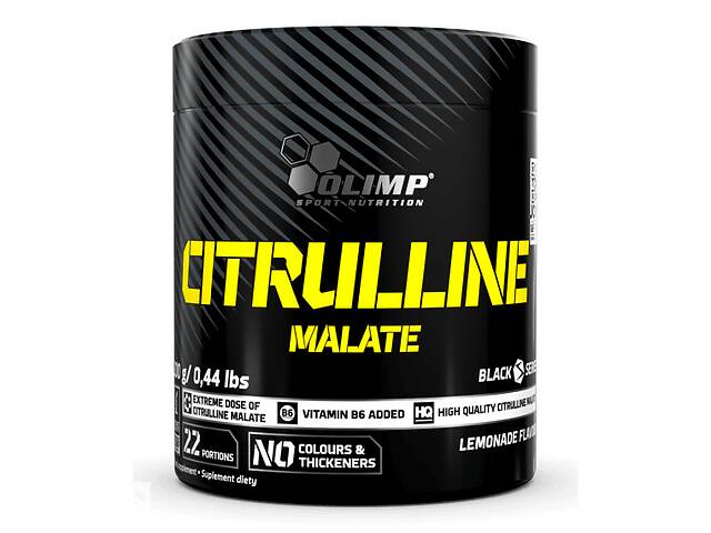 Цитруллин для спорта Olimp Nutrition Citrulline Malate 200 g 22 servings Lemonade