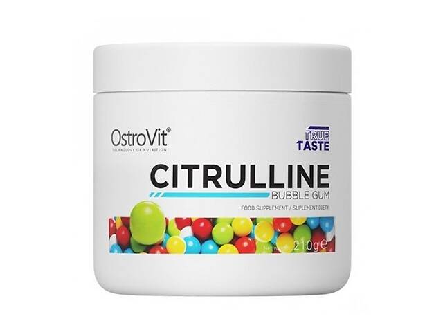 Цитруллин для спорта OstroVit Citrulline 210 g /70 servings/ Bubble Gum