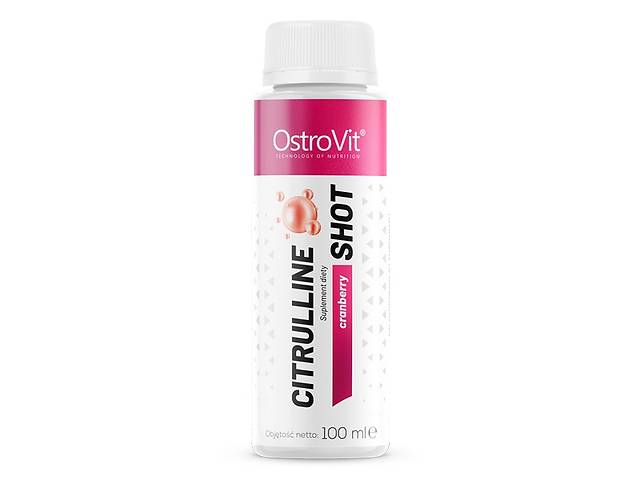 Цитруллин для спорта OstroVit Citrulline Shot 24 х 100 ml Cranberry