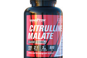 Цитруллин для спорта Vansiton L-Citrulline Malate 120 Caps