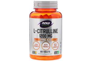 Цитруллин L-Citrulline Now Foods Sports 1200 мг 120 таблеток