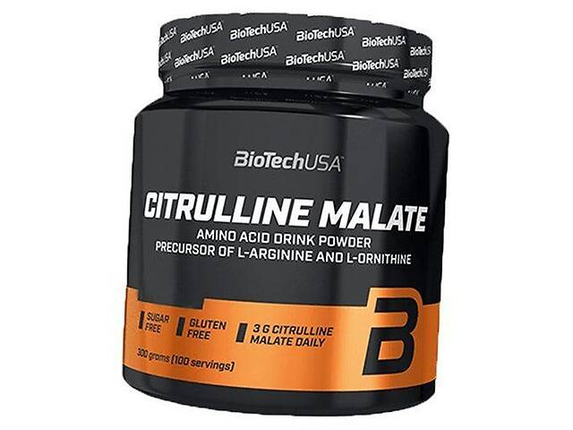 Цитруллин Малат Citrulline Malate Powder BioTech (USA) 300г Без вкуса (27084020)
