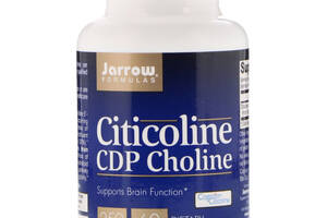 Цитиколин, 250 мг, CDP Choline, Jarrow Formulas, 60 капсул