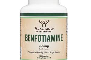Тиамин Double Wood Supplements Benfotiamin 150 mg per capsules 120 Caps