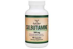 Тиамин Double Wood Supplements Sulbutiamine 200 mg 90 Caps