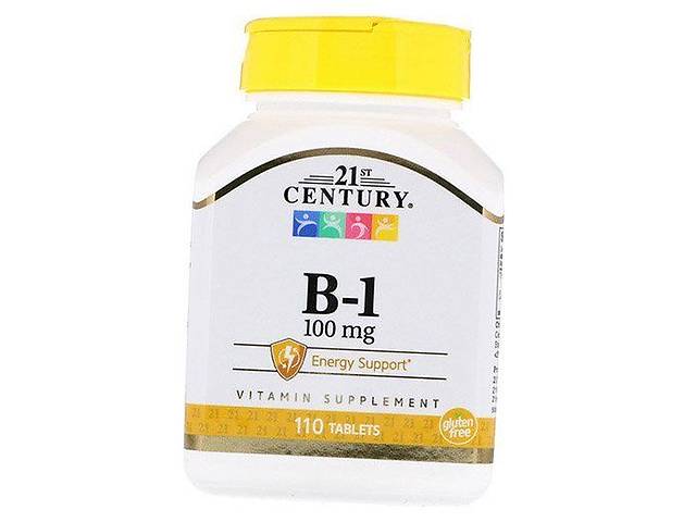 Тиамин Vitamin B-1 100 21st Century 110таб (36440001)