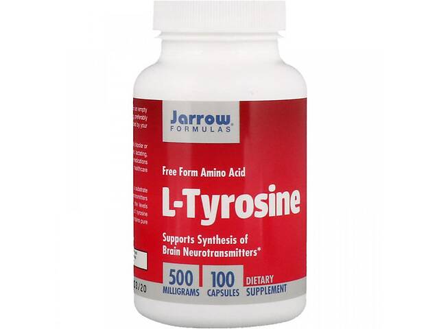 Тирозин Jarrow Formulas L-Tyrosine 500 mg 100 Caps