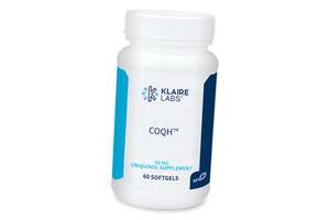 Убихинол Ubiquinol COQH 50 Klaire Labs 60гелкапс (70517002)