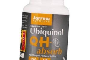 Убихинол Ubiquinol QH-Absorb 100 Jarrow Formulas 60гелкапс (70345008)