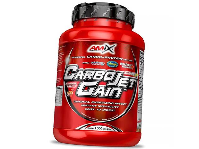 Углеводно-протеиновый гейнер CarboJET Gain Amix Nutrition 1000г Ваниль (30135002)