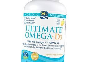 Ultimate Omega-D3 Nordic Naturals 120гелкапс Лимон (67352027)