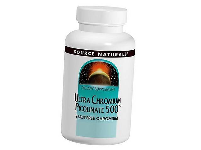 Ультра Хром Пиколинат Ultra Chromium Picolinate Source Naturals 120таб (36355094)