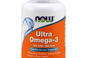 Ультра Омега-3 Now Foods Ultra Omega-3 90 желатиновых капсул (NF1661)