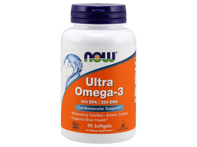 Ультра Омега-3 Now Foods Ultra Omega-3 90 желатиновых капсул (NF1661)