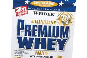 Ультрафильтрованный сывороточный протеин Premium Whey Protein Weider 500г Ваниль-карамель (29089007)