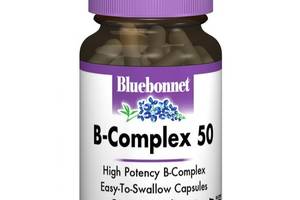 В комплекс Bluebonnet Nutrition B-Complex 50 50 Veg Caps