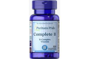 В комплекс Puritan's Pride Complete B (Vitamin B Complex) 100 Caplets