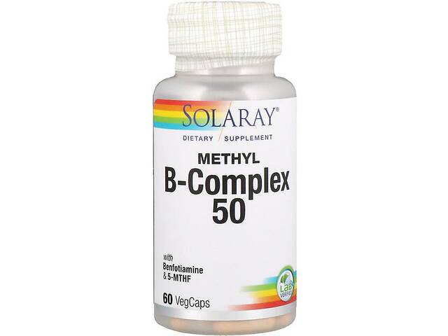 В комплекс Solaray Methyl B-Complex 50 60 Veg Caps