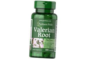 Валериана лекарственная Valerian Root 265 Puritan's Pride 100капс (71367111)