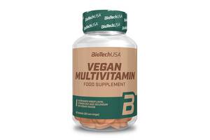 Веганский мультивитаминный комплекс BioTech Vegan Multivitamin 60 tabs