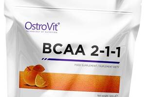 ВСАА Аминокислоты Pure BCAA 2:1:1 Ostrovit 500г Апельсин (28250002)