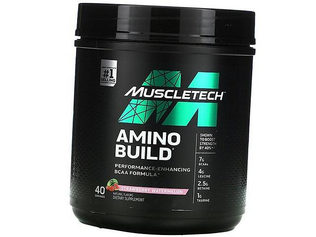 ВСАА з Електролітами Amino Build Muscle Tech 600г Полуниця-кавун (28098001)