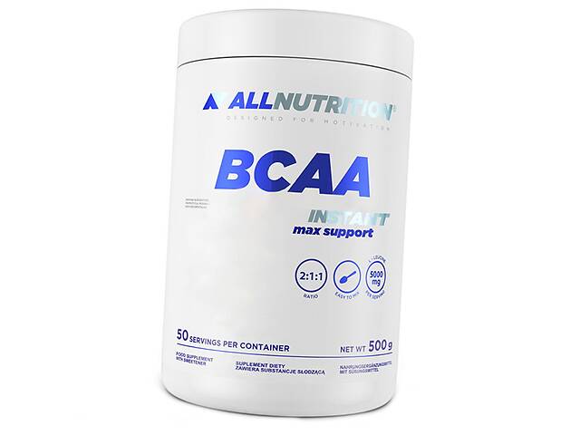 ВСАА с глютамином в порошке All Nutrition BCAA Max Support Instant 500г Лимон (28003007)