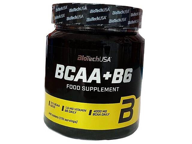 ВСАА с Витамином В6 BCAA+B6 BioTech (USA) 340таб (28084005)