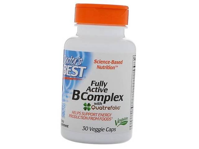 Высокоактивный комплекс Витаминов группы В Fully Active B Complex Doctor's Best 60вегкапс (36327039)