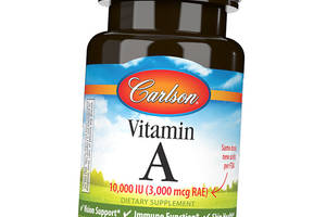 Витамин А Vitamin A 10000 Carlson Labs 100гелкапс (36353099)