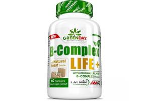 Витамин B для спорта Amix Nutrition GreenDay B-Complex Life+ 60 Caps