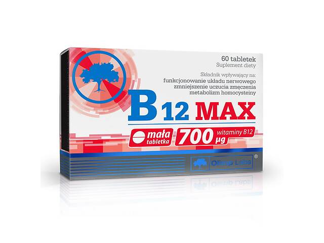 Витамин B для спорта Olimp Nutrition B12 Max 60 Tabs