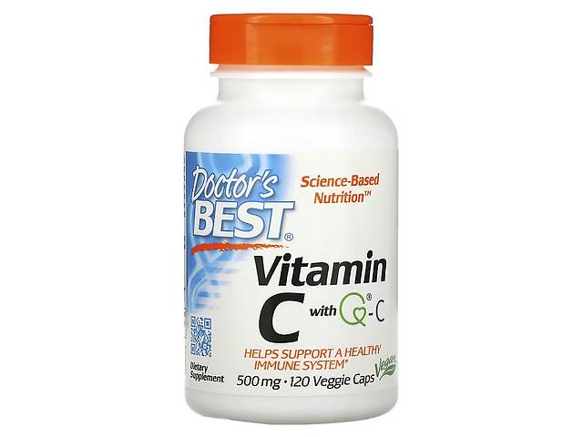 Витамин C Doctor's Best Vitamin C 500 mg 120 Veg Caps