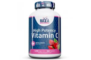 Витамин C Haya Labs High Potency Vitamin C 1000 mg with rose hips 100 Tabs