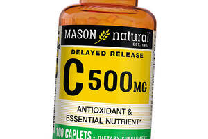 Витамин C медленного высвобождения Delayed Release Vitamin C 500 Mason Natural 100каплет (36529034)