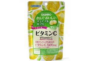 Витамин C Orihiro Vitamin C 500 mg 120 Tabs Lemon