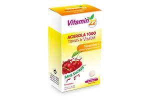 Витамин C VITAMIN'22 ACEROLA 1000 VITAMINE C NATURELLE 24 Chewable Tabs