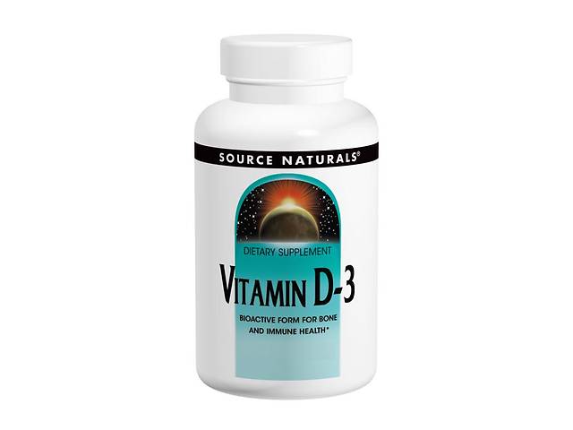 Витамин D-3 Source Naturals 2000IU 200 капсул (SN2145)