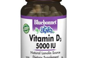 Витамин D Bluebonnet Nutrition Vitamin D3 5000 IU 60 Veg Caps BLB0368