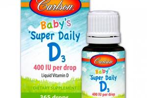 Витамин D Carlson Labs Baby's Super Daily D3 400 IU 10,3 ml