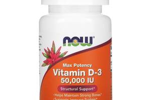 Витамин D NOW Foods Vitamin D3 50000 IU 50 Softgels