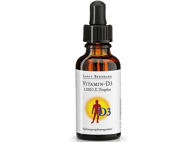 Витамин D Sanct Bernhard Vitamin D3 1000 IU 25 mcg 30 ml