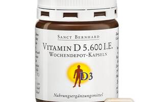 Витамин D Sanct Bernhard Vitamin D3 5600 IU 140 mcg 26 Caps