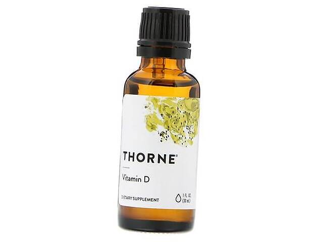 Витамин Д жидкий Vitamin D Thorne Research 30мл (36357015)
