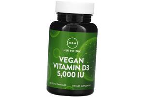 Витамин Д3 для веганов Vegan Vitamin D3 5000 MRM 60вегкапс (36122004)