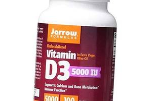 Витамин Д3 Холекальциферол Vitamin D3 5000 Jarrow Formulas 100гелкапс (36345061)