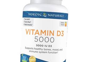 Витамин Д3 Холекальциферол Vitamin D3 5000 Nordic Naturals 120гелкапс Апельсин (36352035)