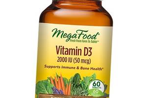 Витамин Д3 Mega Food Vitamin D-3 2000 60 таб (36343038)