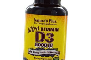 Вітамін Д3 з антиоксидантним комплексом Ultra Vitamin D3 5000 Nature's Plus 90таб (36375160)