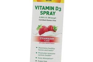 Витамин Д3 спрей Vitamin D3 Spray Country Life 24мл Клубника (36124102)
